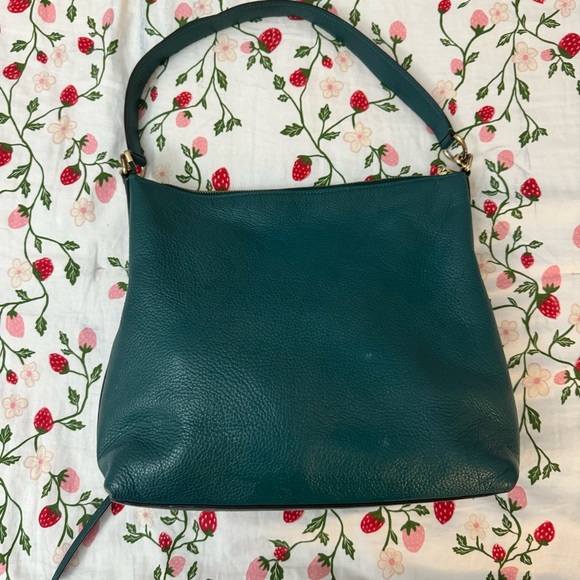 Coach Dark Teal Shoulder Bag - Picture 2 of 9